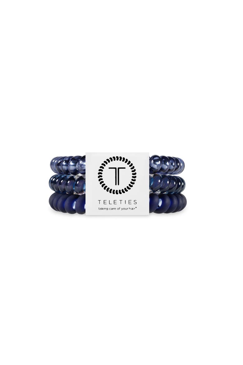 Small Hair Ties, Main, color, Nightfall Navy
