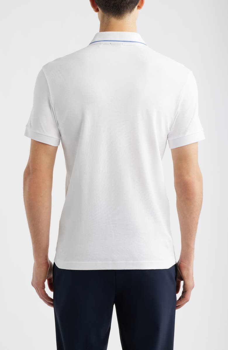 BOSS Paddy Cotton Polo, Alternate, color, White