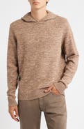 Robert Barakett Wildman Merino Wool Hooded Sweater
