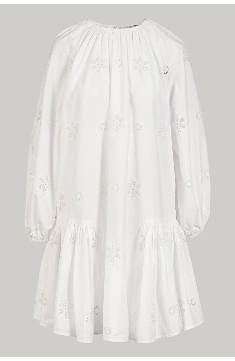 Merlette Seymour Eyelet Dress, Main, color, White