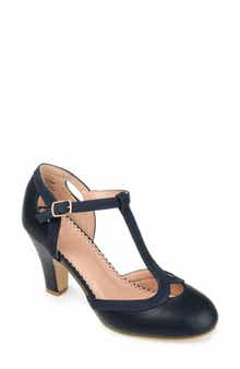 Journee Collection Olina T-Strap Pump - Narrow Width
