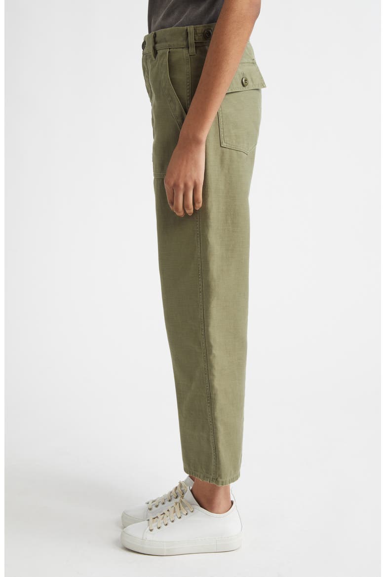 Earl Ankle Straight Leg Pants, Alternate, color, OLIVE FATIGUE