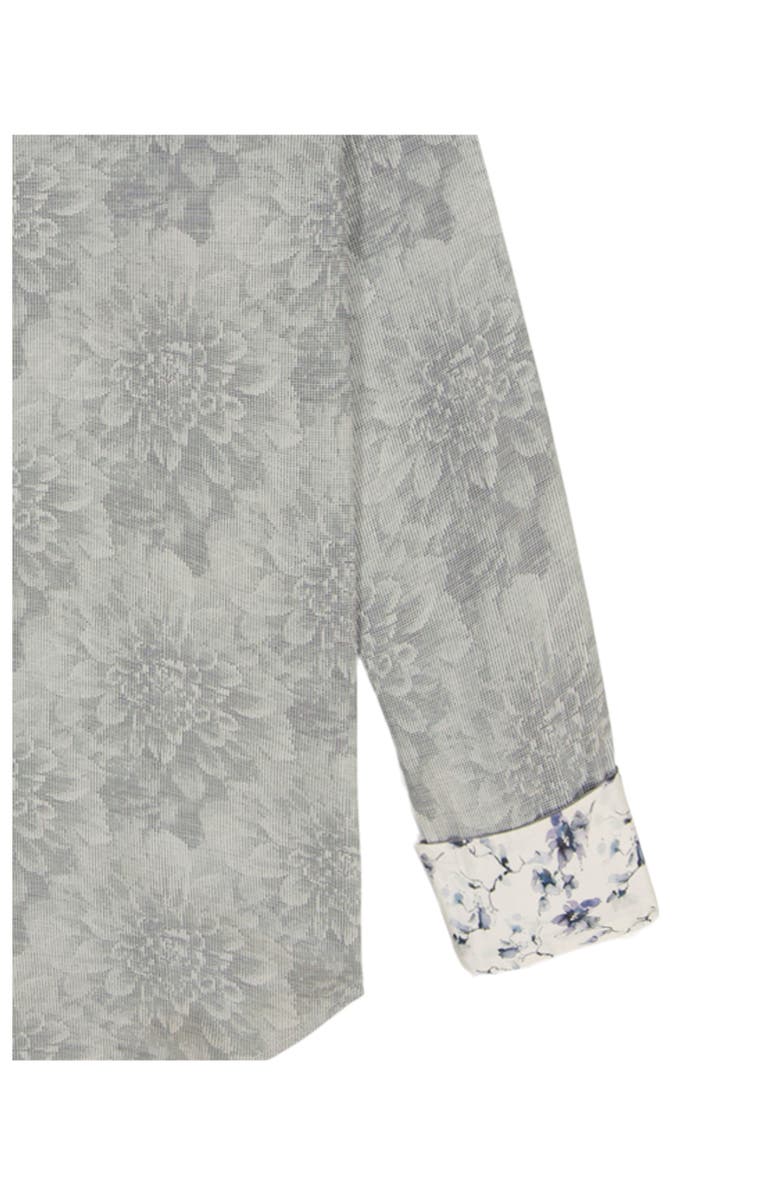 Robert Graham Lexington Floral Stretch Cotton Button-Up Shirt, Alternate, color, White