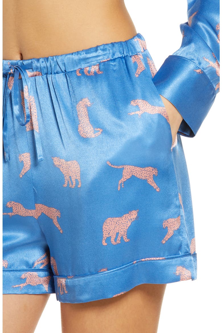 Clarise Short Pajamas, Alternate, color, PINK CHEETAHS