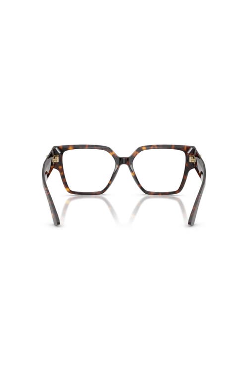 Jimmy Choo 55mm Square Optical Glasses In Brown