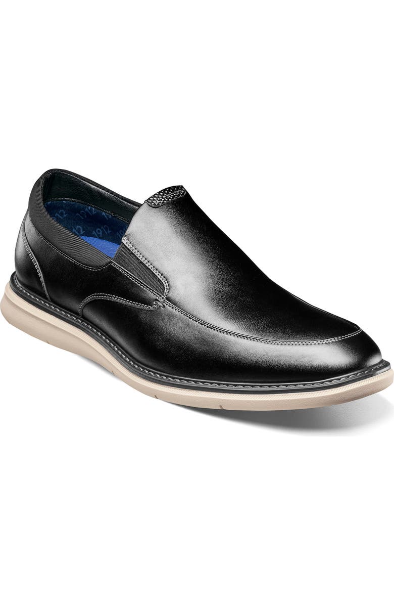 NUNN BUSH Chase Moc Toe Slip-On, Main, color, Black Multi