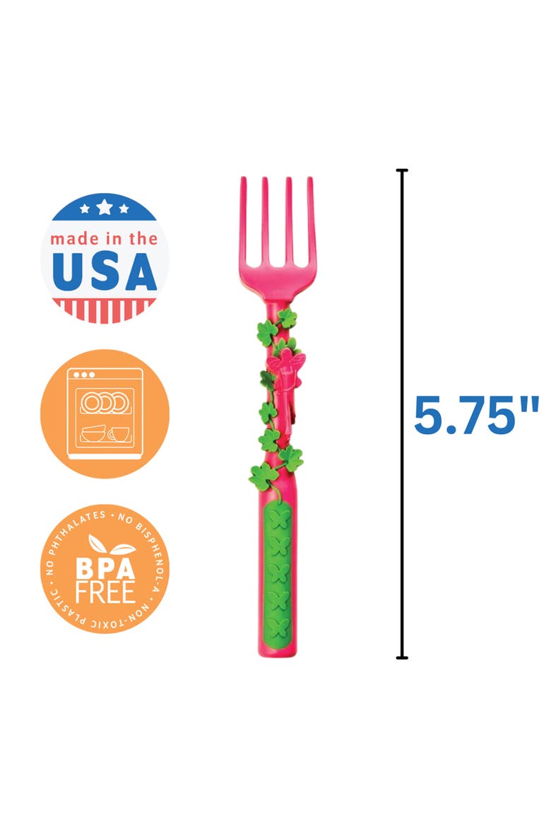 Utensil and Divided Plate Set for Kids and Toddlers, Alternate, color, Purple