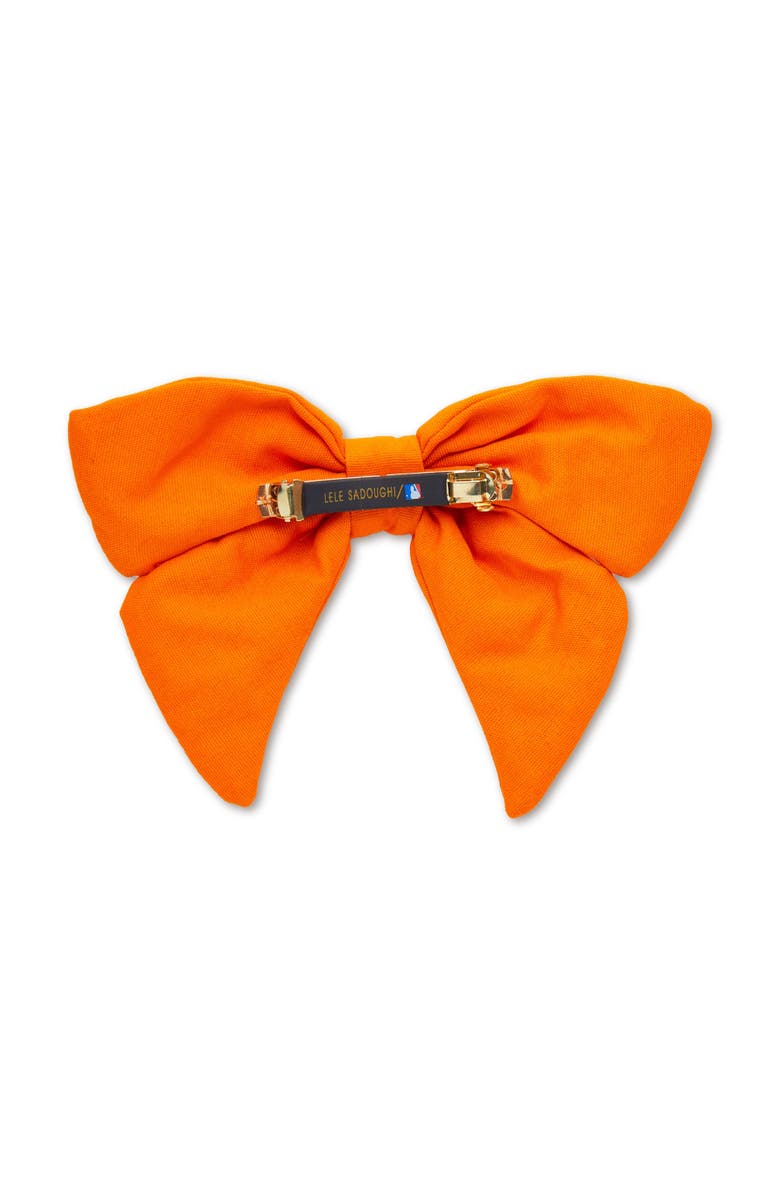 Lele Sadoughi MLB Houston Astros Bow Barrette, Alternate, color, Orange 800