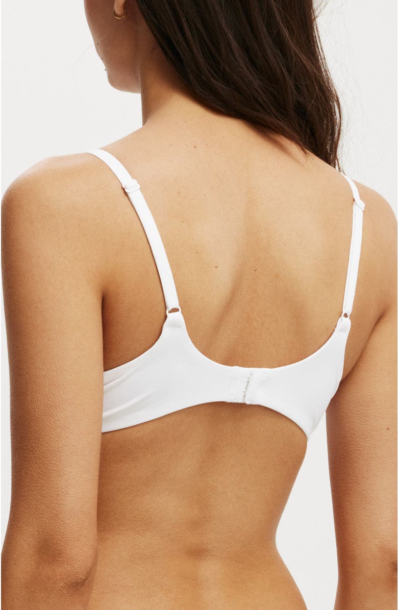 COTTON ON BODY Women's Ultimate Comfort T-Shirt Bra, Alternate, color, White