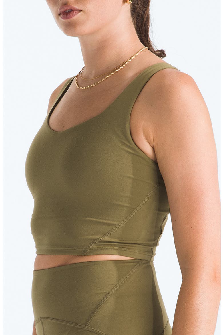 Jaida Longline Sports Bra, Alternate, color, CEDAR