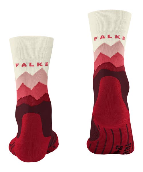 Falke Tk2 Explore Crest Hiking Socks In Burgundy