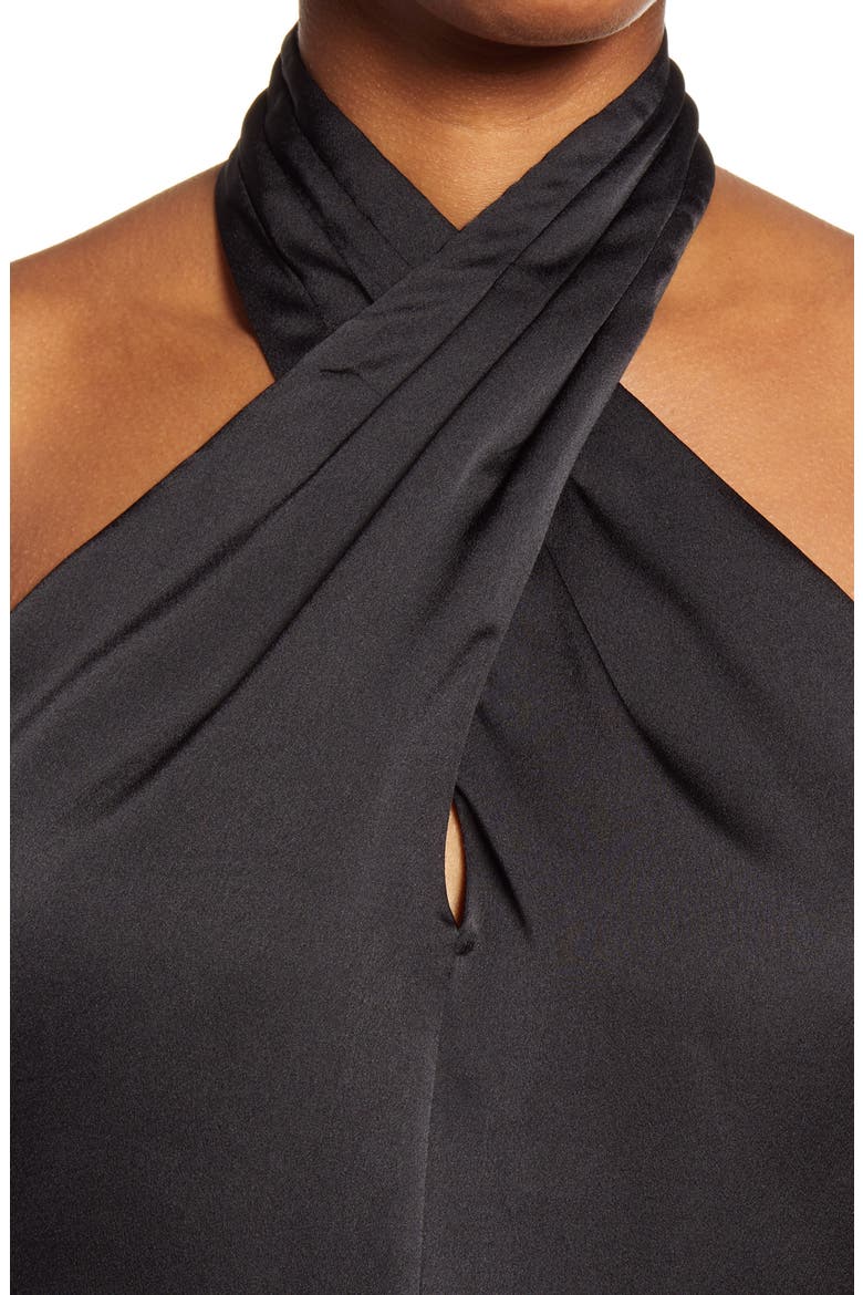 Twist Neck Tank, Alternate, color, BLACK