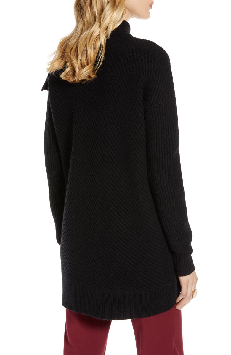 Halogen<sup>®</sup> Faux Wrap Cashmere Blend Sweater, Alternate, color,