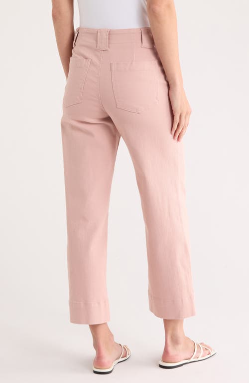Sanctuary Ali Ankle Crop Wide Leg Jeans In Pink