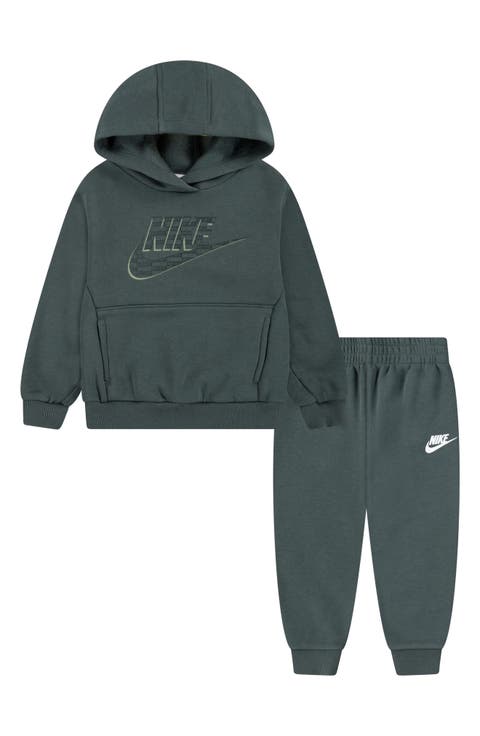 Kids' Futura Wrap Fleece Pullover Hoodie & Joggers Set (Toddler)