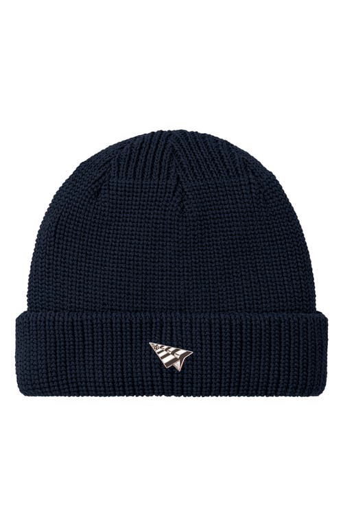 PAPER PLANES Wharfman Rib Beanie in Navy  product