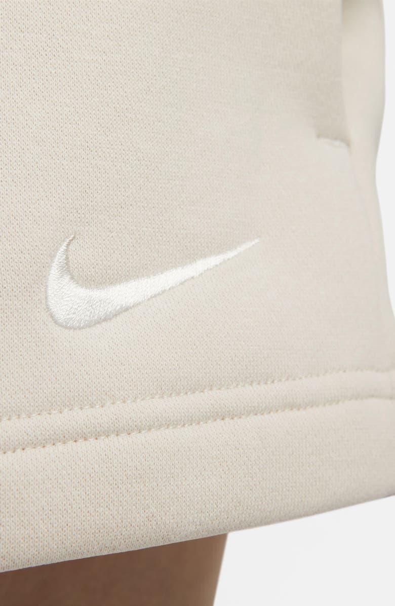 Nike Sportswear Phoenix Fleece Mid-Rise 4-Inch Shorts, Alternate, color, Ltowbr/Sail