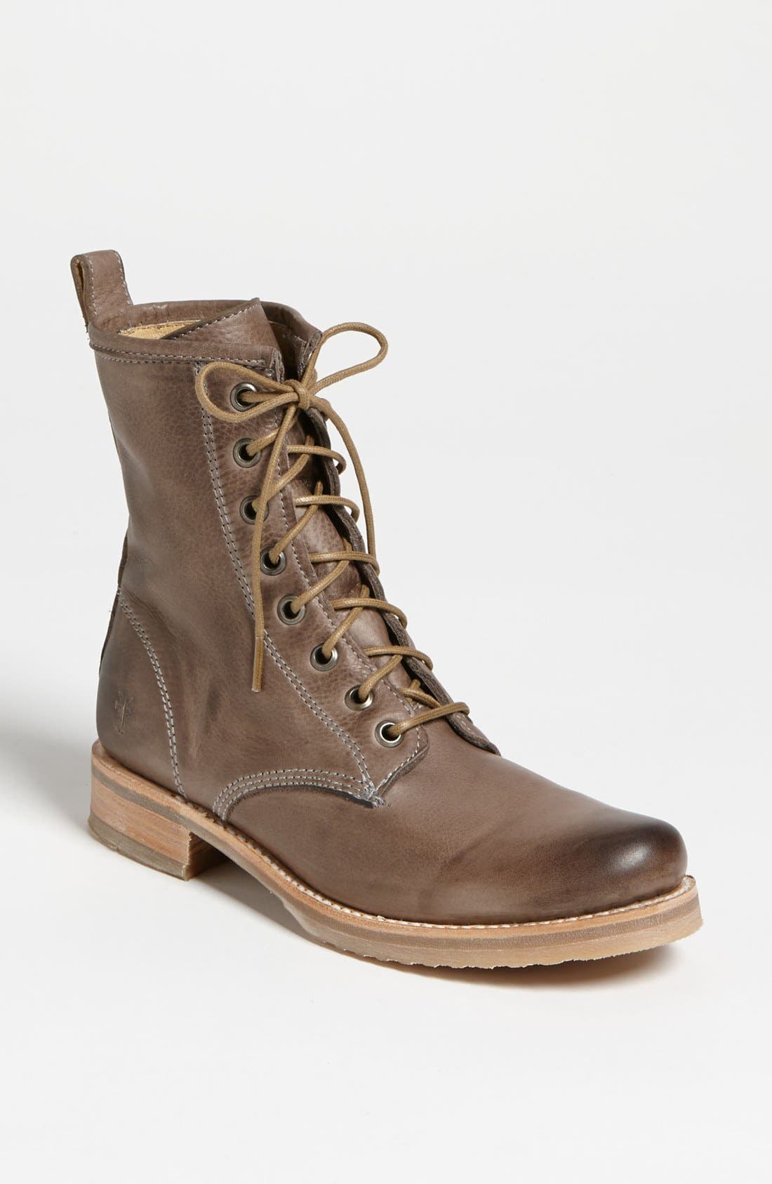 Veronica Combat Boot, Main, color, GREY