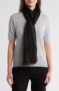 La Fiorentina Wool Silk Blend Lace Scarf