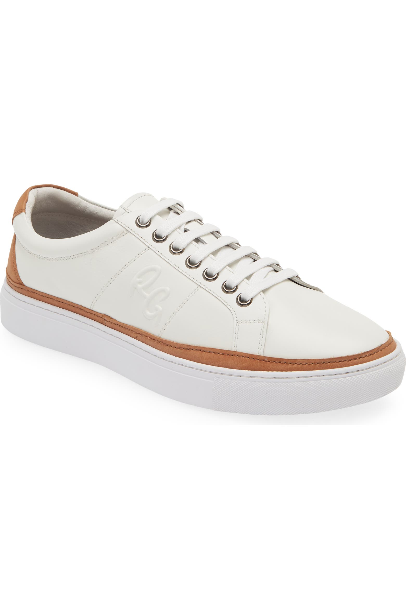 Tech Bar Definition Robert Graham Sunset Low Top Leather Sneaker (Men) | Nordstromrack