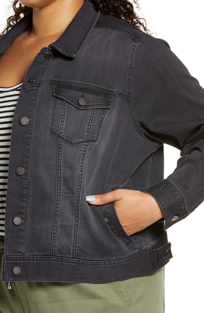 Liverpool Los Angeles Classic Denim Jacket, Alternate, color,