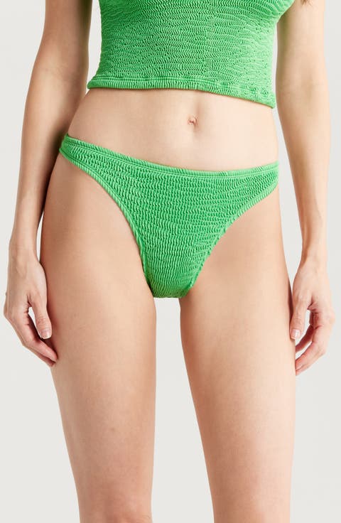 Channel Stripe Bikini Bottoms