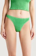 CLEONIE Channel Stripe Bikini Bottoms