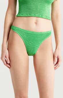 CLEONIE Channel Stripe Bikini Bottoms