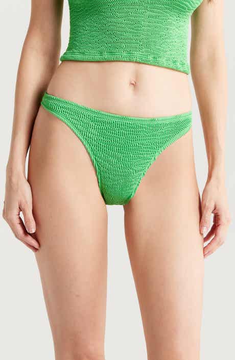 CLEONIE Channel Stripe Bikini Bottoms