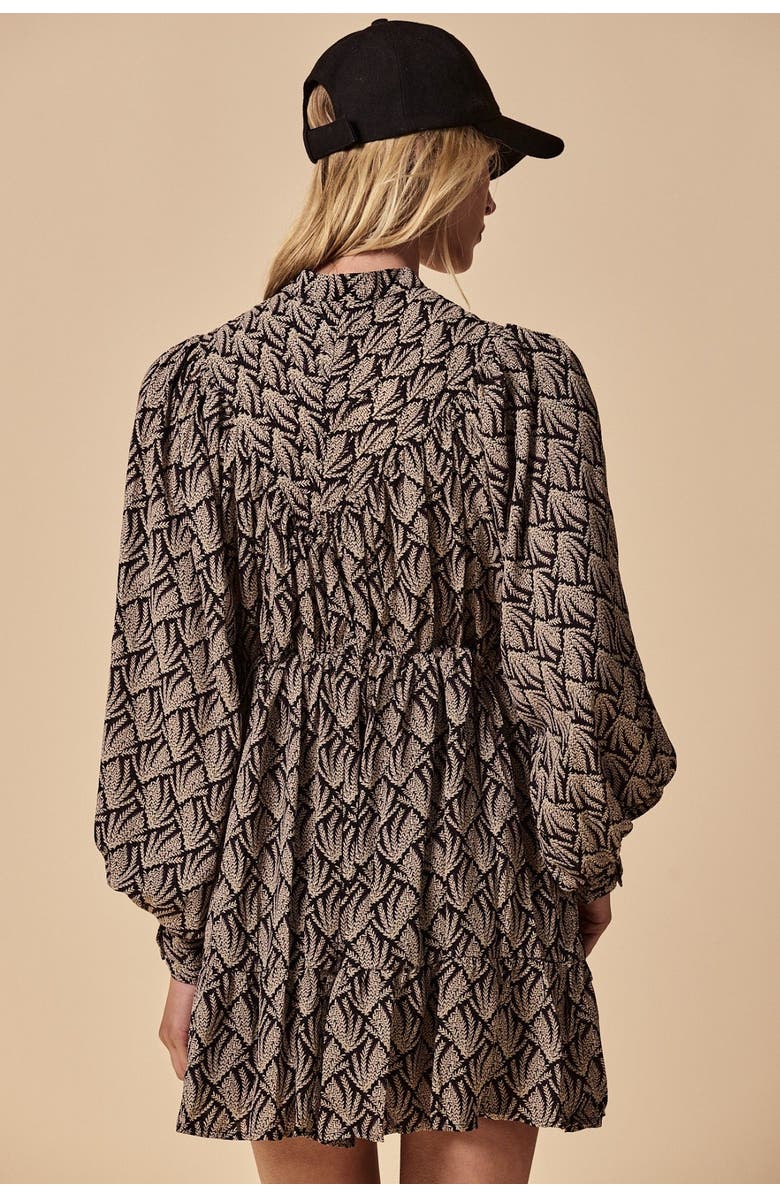 The Shirt by Rochelle Behrens The Marissa Dress, Alternate, color, Black Print