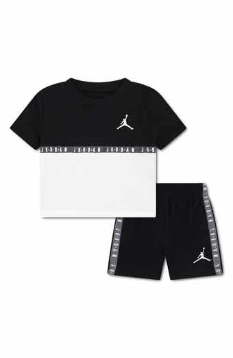 Jumpman Blocked Taping French Terry T-Shirt & Shorts Set