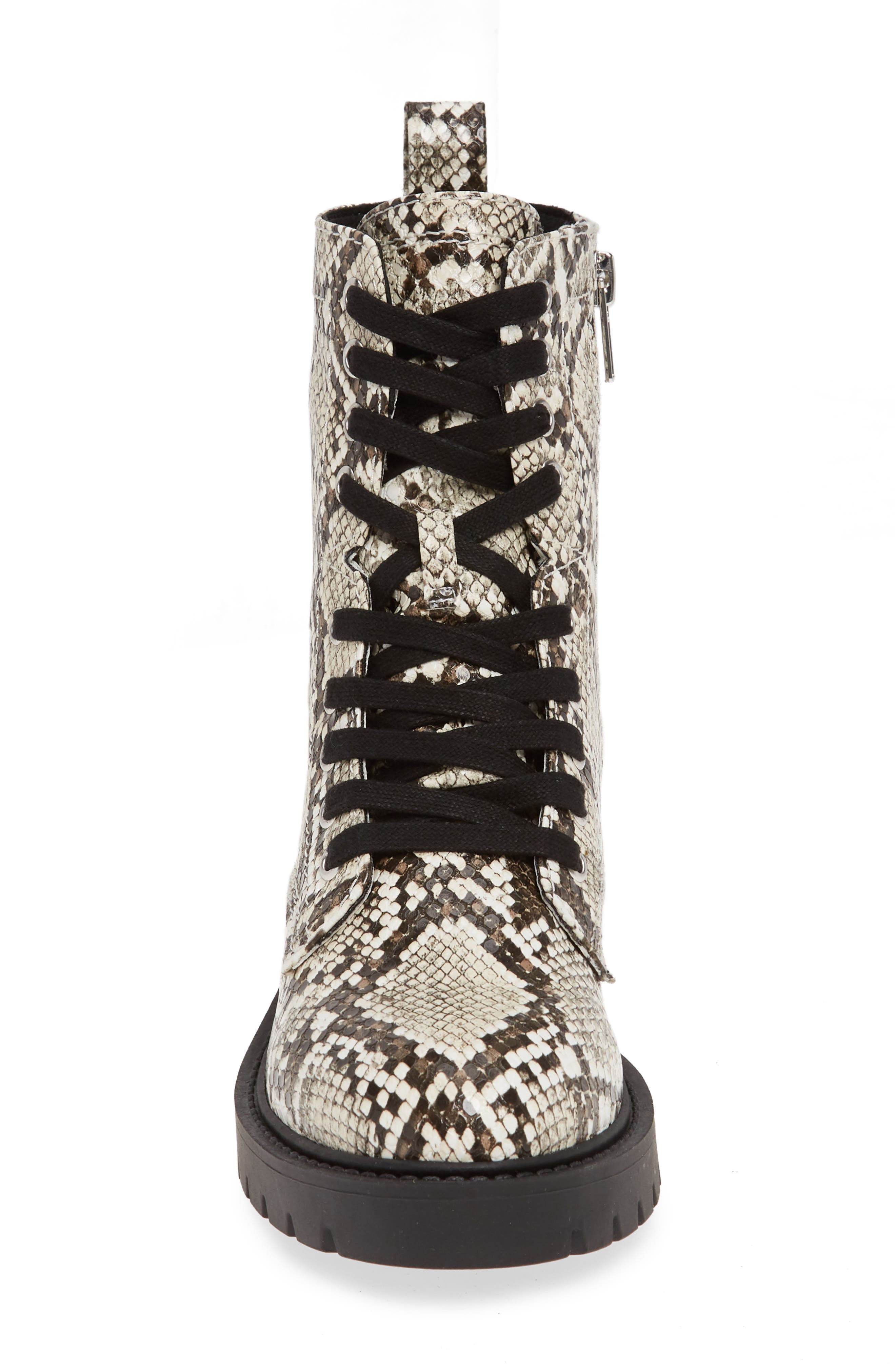 Guided Combat Boot, Alternate, color, NATURAL SNAKE PRINT