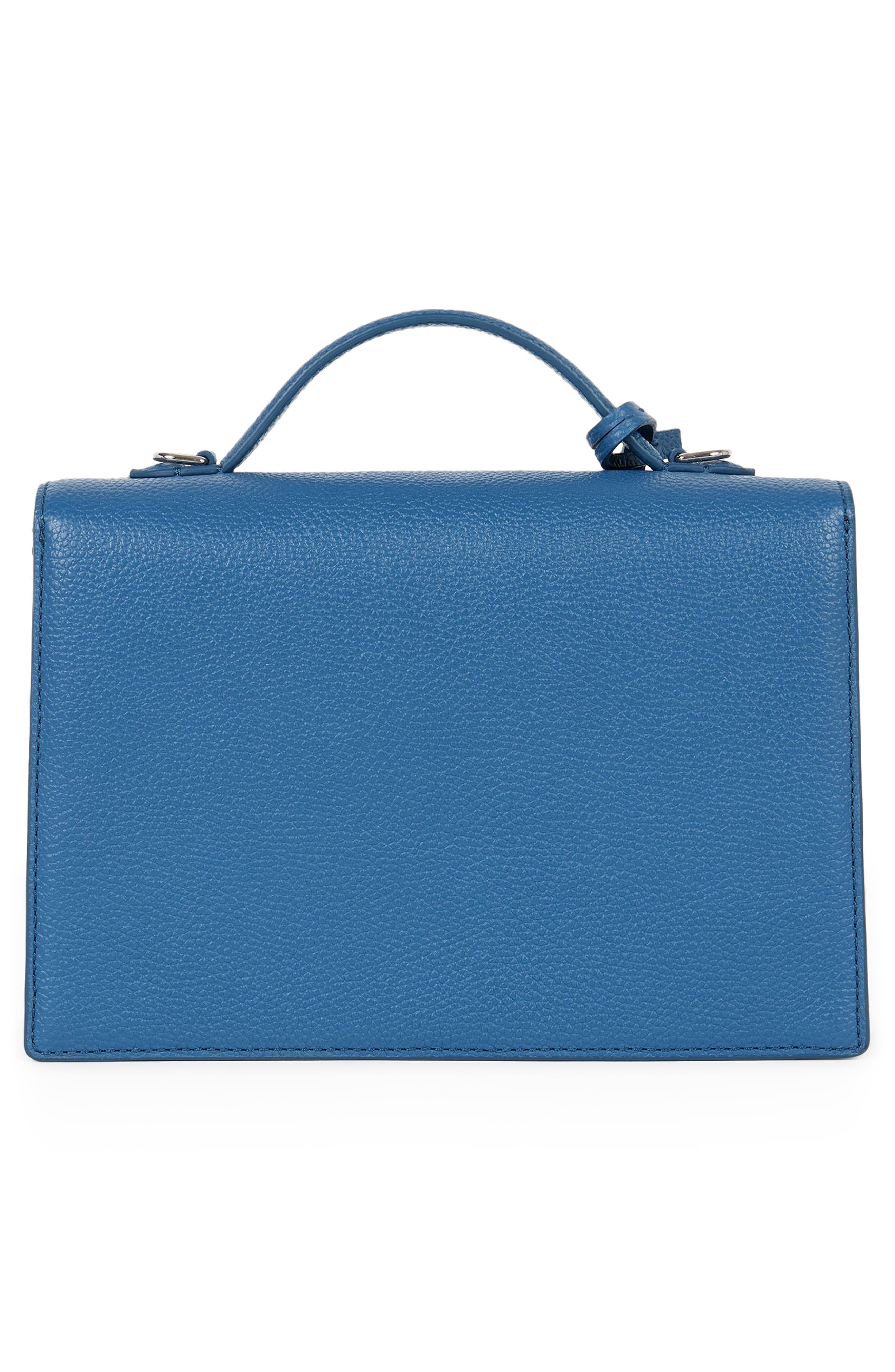 WE-AR4 The Retro Trunk Crossbody Bag, Alternate, color, Dark Chambray