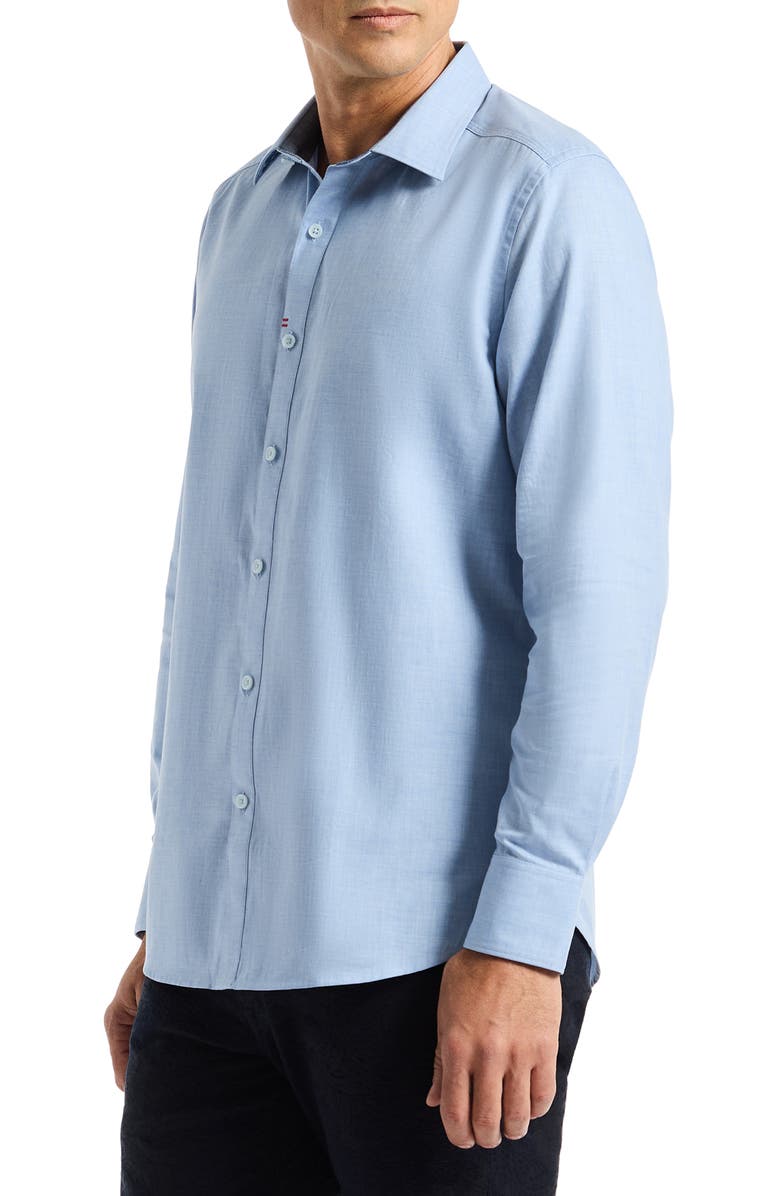 Robert Graham Mason Long Sleeve Button-Up Shirt, Alternate, color, Light Blue