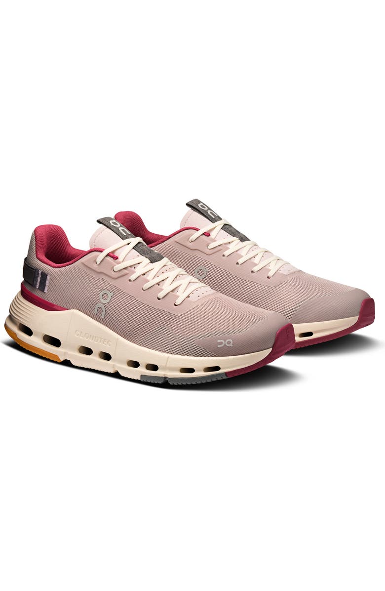 On Cloudnova Form 2 Sneaker, Main, color, Fade/ Orchid