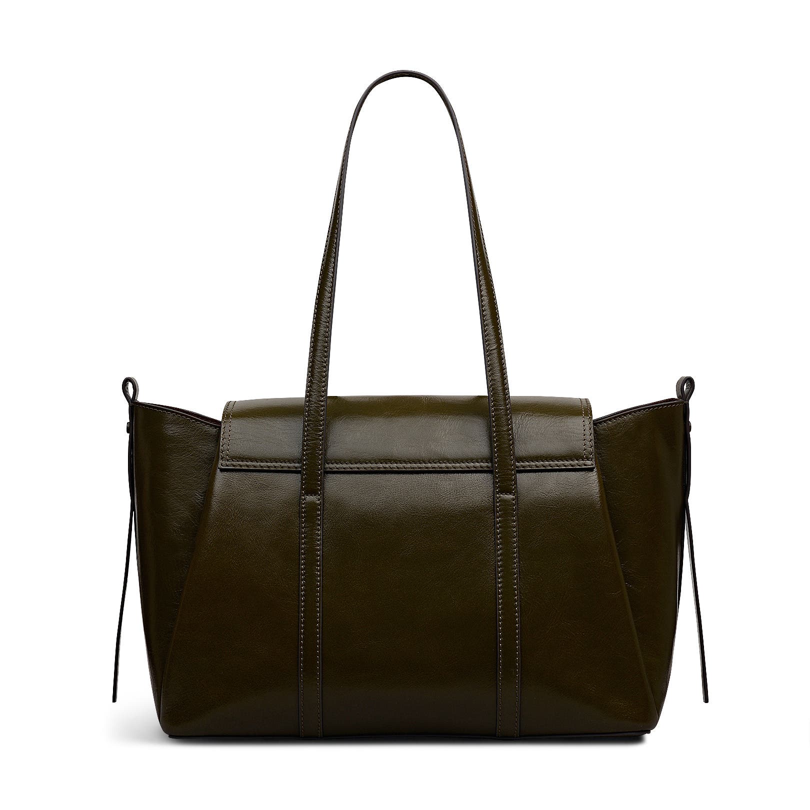 Radley The Chancery - High Shine Medium Flapover Shoulder Bag, Alternate, color, Pine Needle