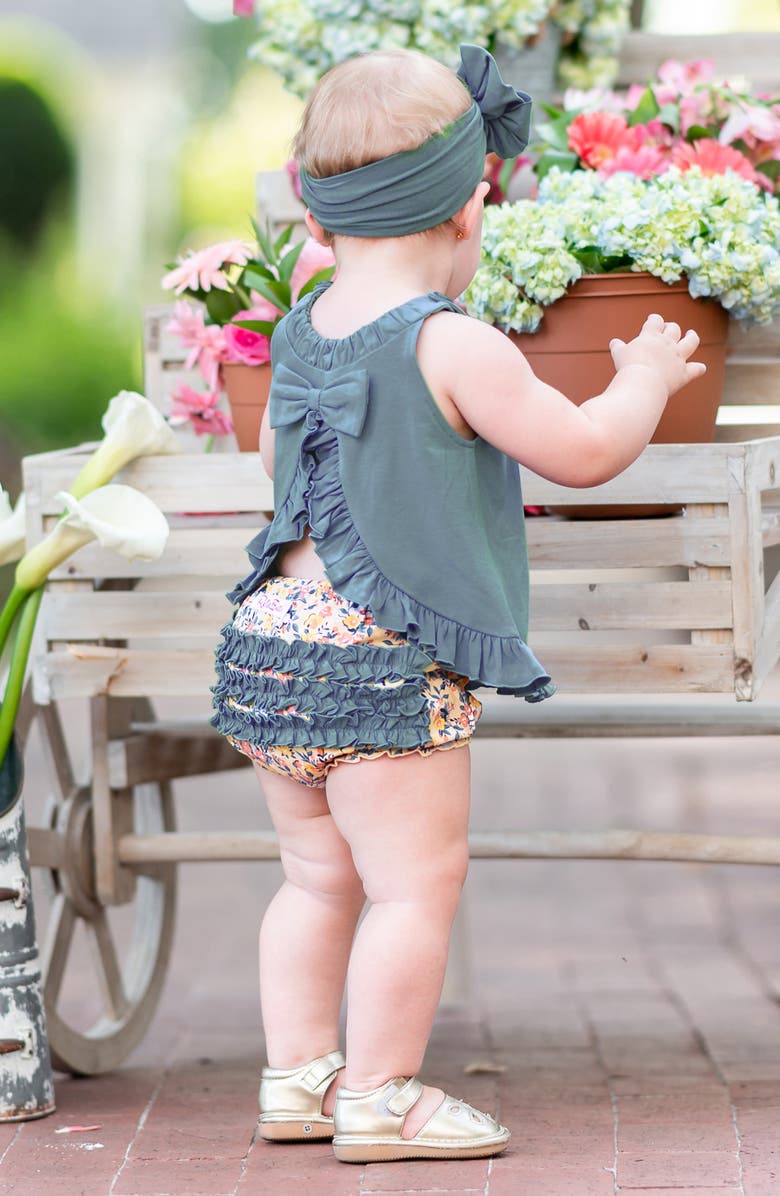 RuffleButts Ruffle Swing Top & Bloomers Set, Alternate, color, 