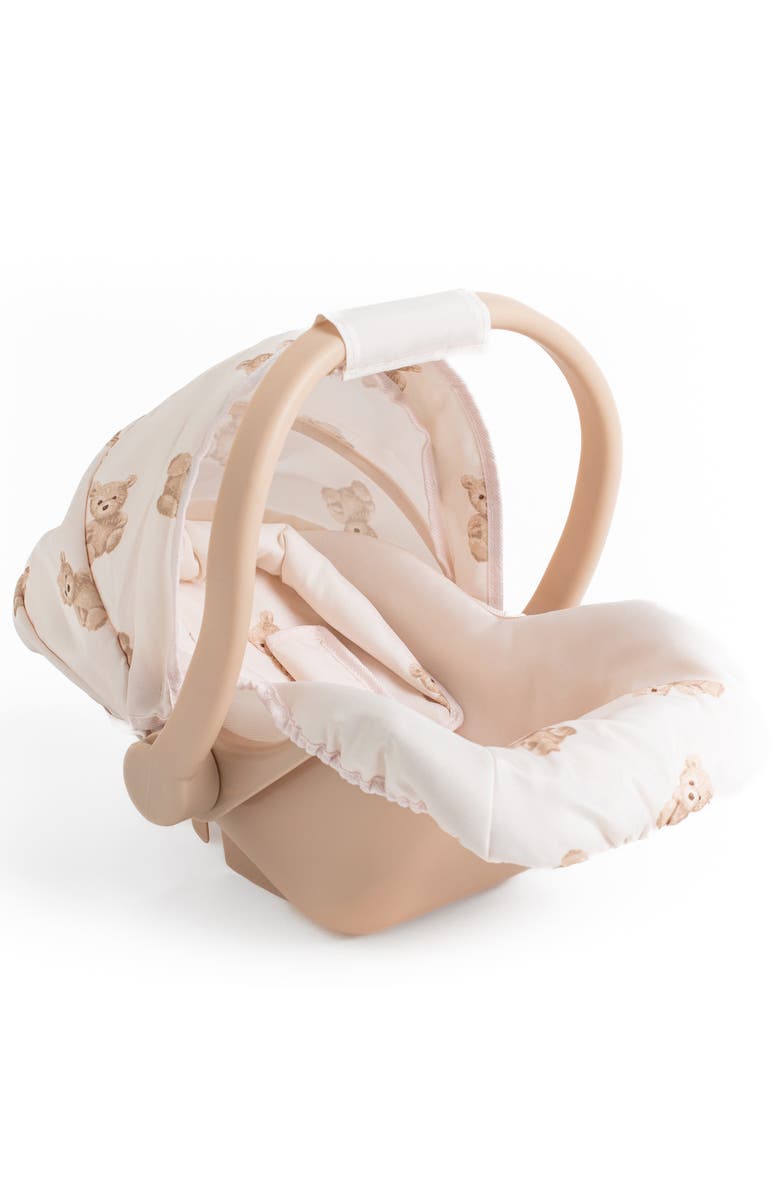 Roma Prams Teddy Doll Car Seat, Adjustable Roleplay Toy, Dolls Up To 16.5 Foot, Main, color, Beige