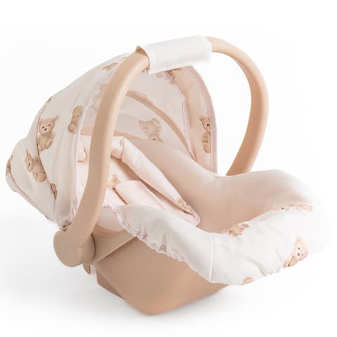 Teddy Doll Car Seat, Adjustable Roleplay Toy, Dolls Up To 16.5 Foot