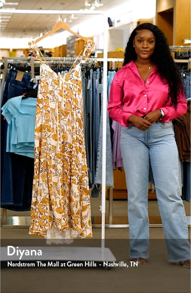 Annie Antique Botanical Cover-Up Dress, sales video thumbnail