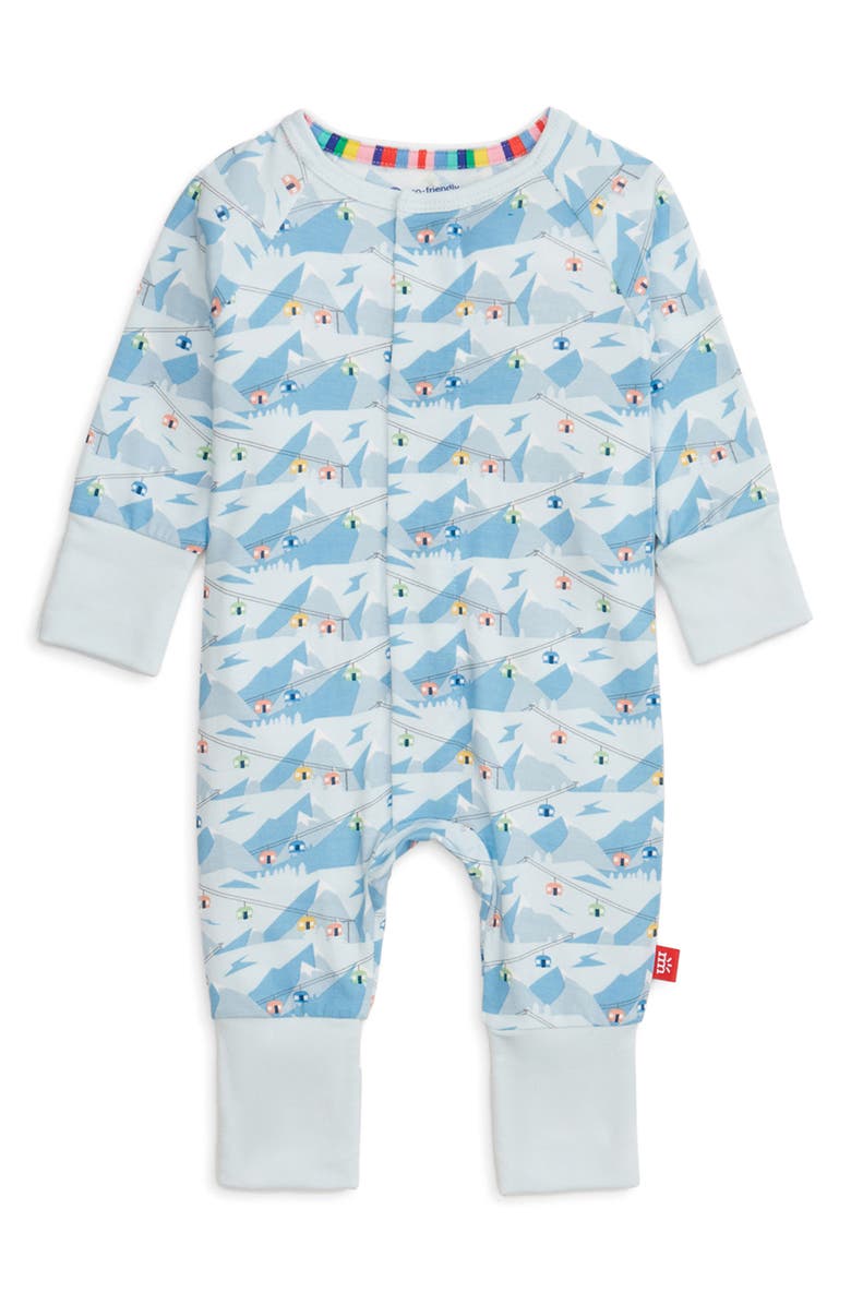 Magnetic Me Blue Aprés Chic Magnetic Convertible Romper, Main, color, Blue