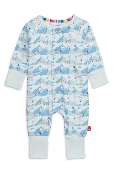 Blue Aprés Chic Magnetic Convertible Romper (Baby)