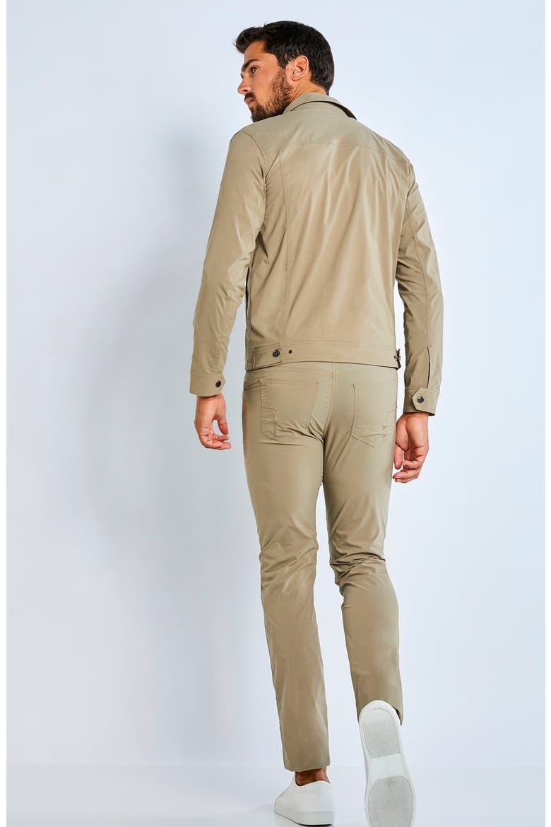 Daniel Denim-Style Jacket, Alternate, color, Khaki