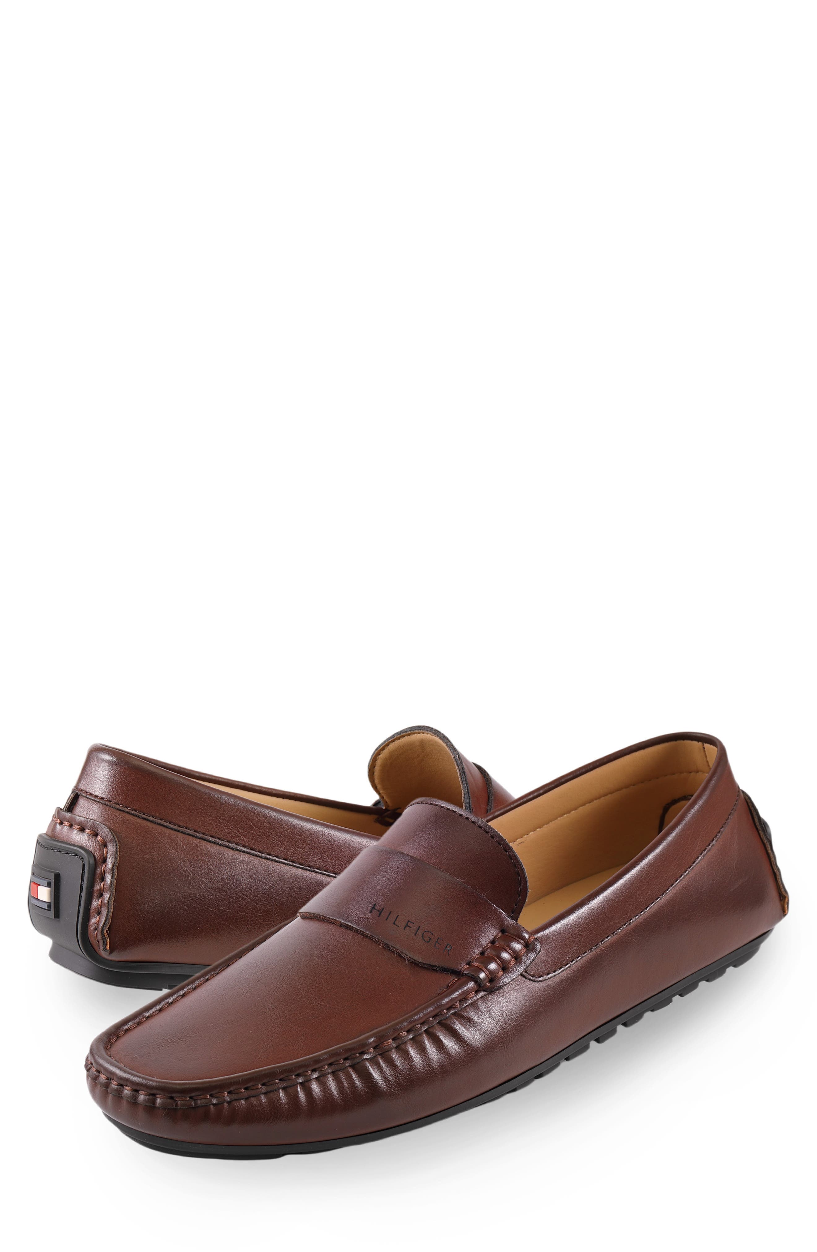 Tommy Hilfiger Ruven Driving Loafer, Alternate, color, Light Brown