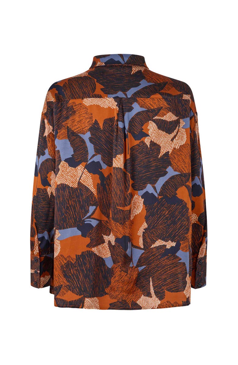 Masai Copenhagen MaIfo Long Sleeve Collared Shirt, Alternate, color, Autumnal