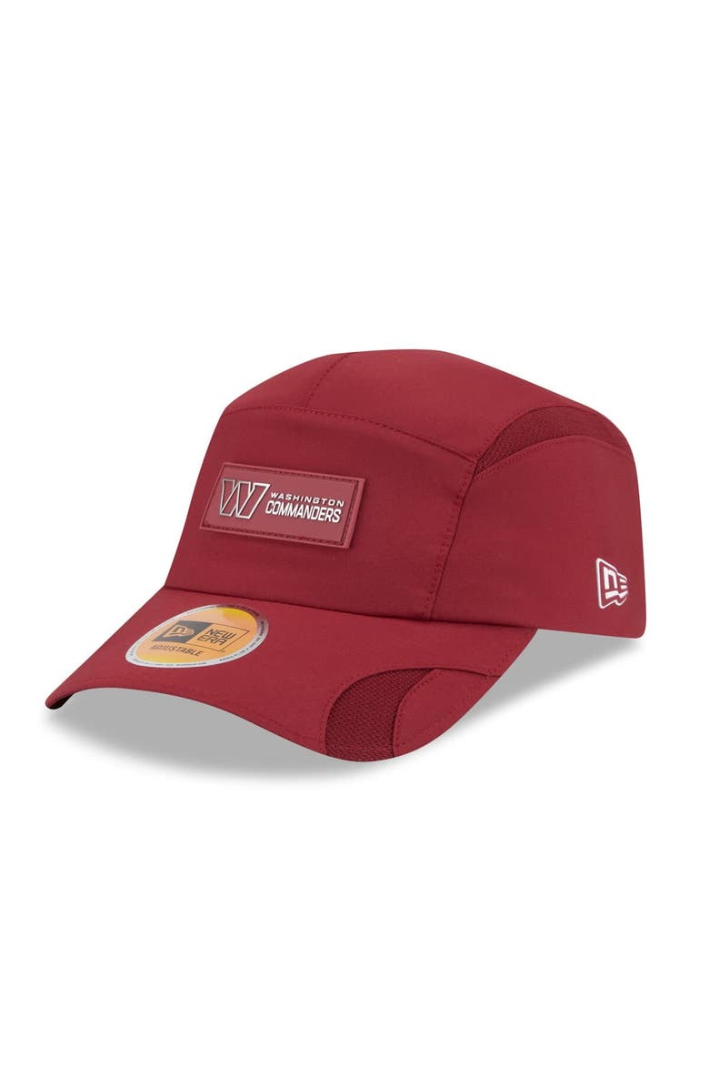 New Era Men's New Era Burgundy Washington Commanders 2025 Sideline  Runner Adjustable Hat, Main, color, 