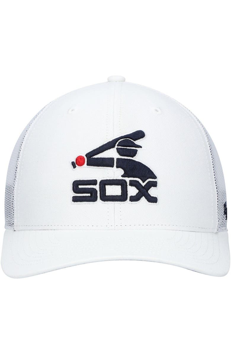 '47 Men's '47 White Chicago White Sox Secondary Trucker Snapback Hat, Alternate, color, 