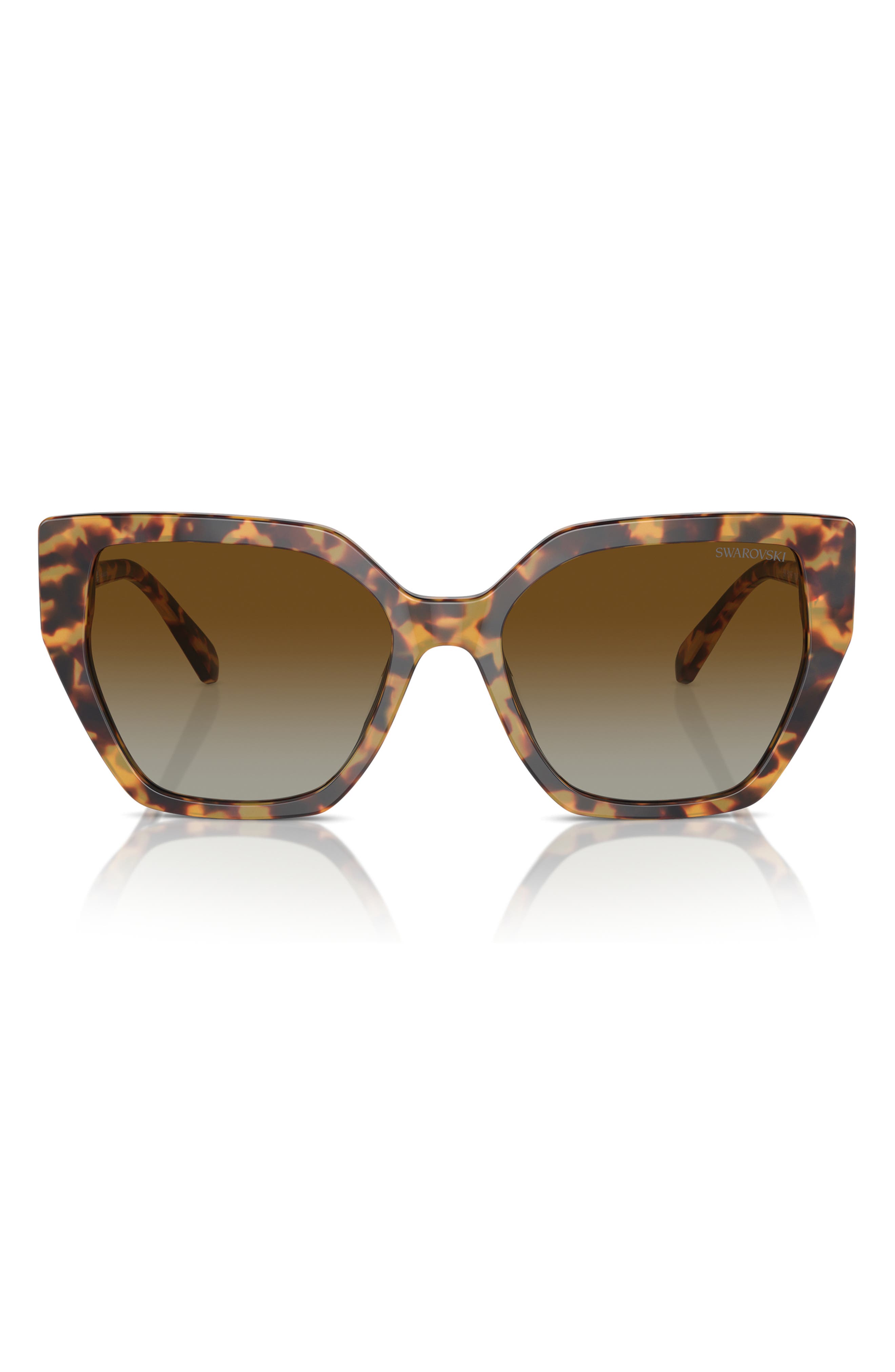Swarovski Constella Gradient 57mm Pillow Sunglasses