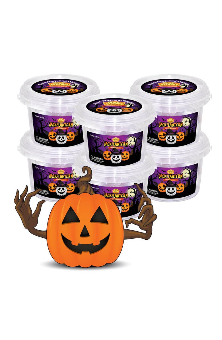 Build Buddiez Jackolantern Craft Kit 6 Pack, Alternate, color, Multicolored