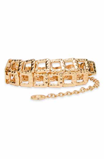 Square Ring Chain Belt